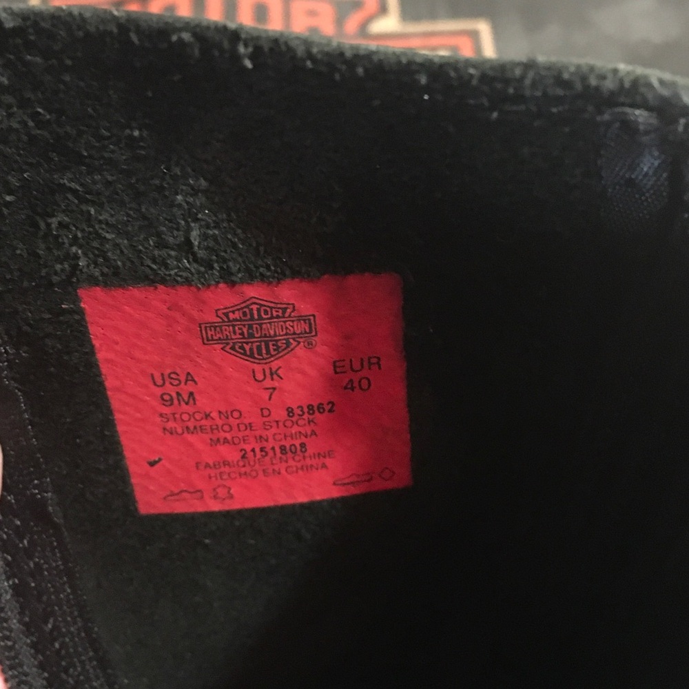 Harley Davidson Leather Black Sennett - Picture 11 of 13